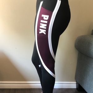 PINK leggings worn only twice! No flaws.